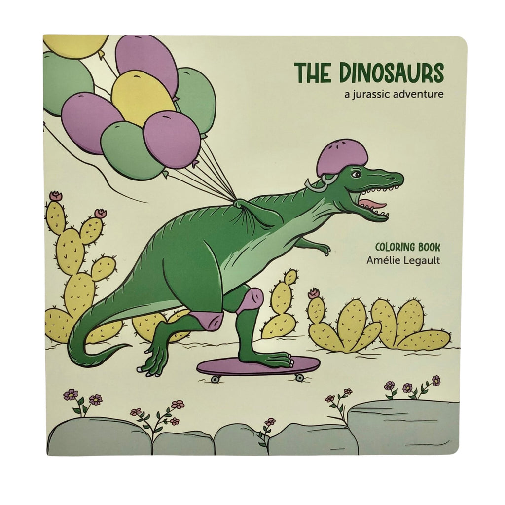 The Dinosaurs: A Jurassic Adventure Coloring Book - The Regal Find