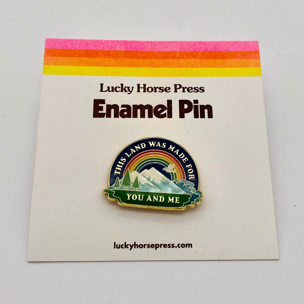This Land Is Your Land Enamel Pin - The Regal Find