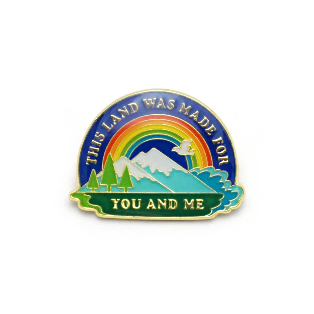 This Land Is Your Land Enamel Pin - The Regal Find