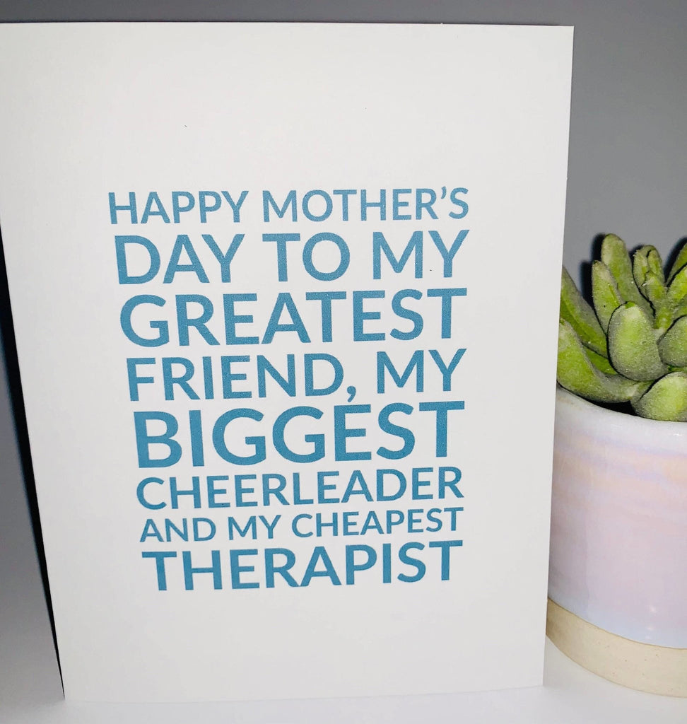 To My Greatest Friend Mother’s Day Card - The Regal Find