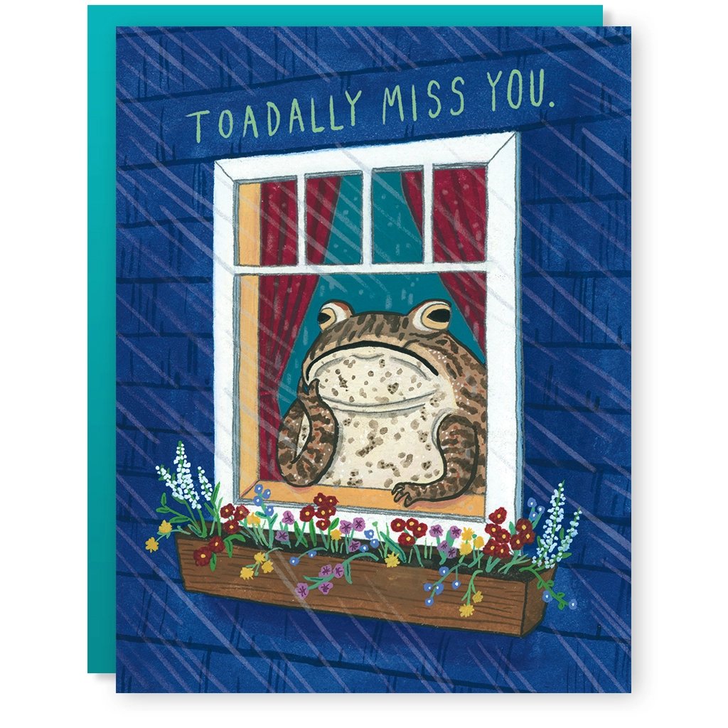 Toadally Miss You Card - The Regal Find