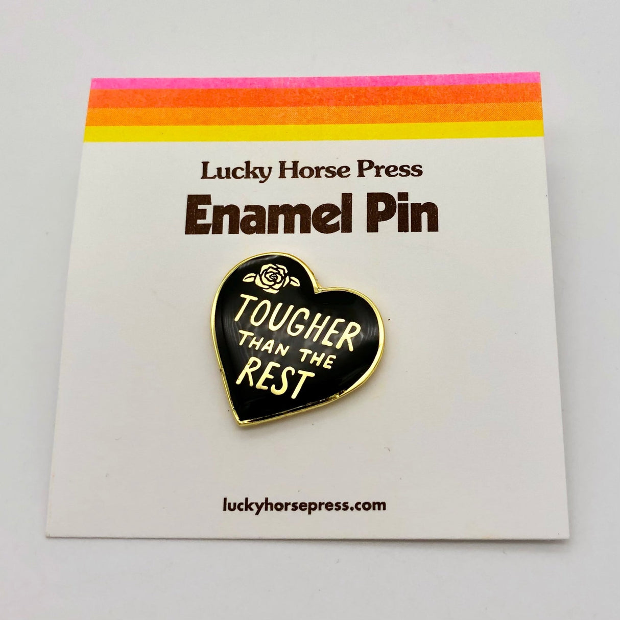 Tough Heart Enamel Pin - The Regal Find