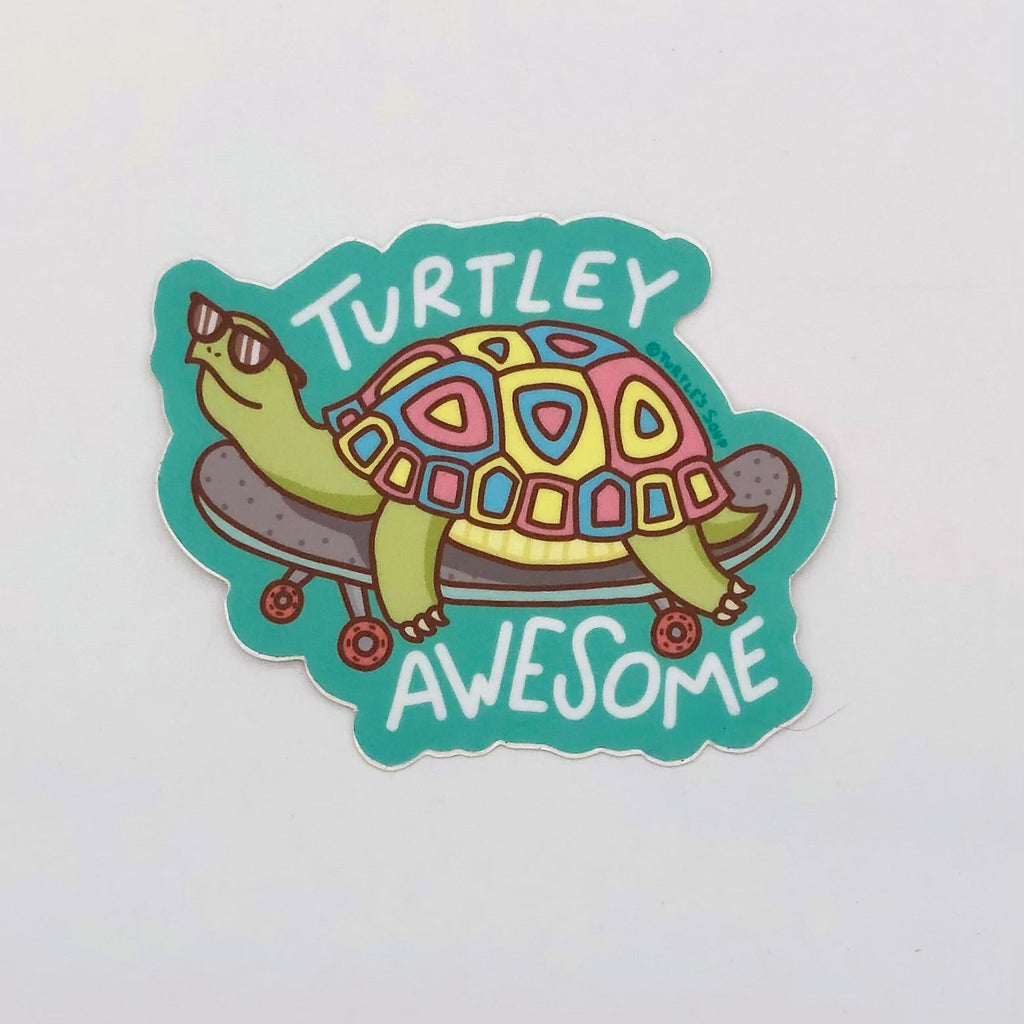 Turtley Awesome Vinyl Sticker - The Regal Find