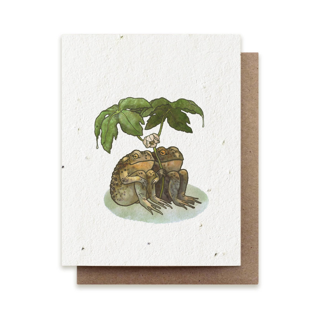 Two Toads Together Plantable Herb Seed Card - The Regal Find