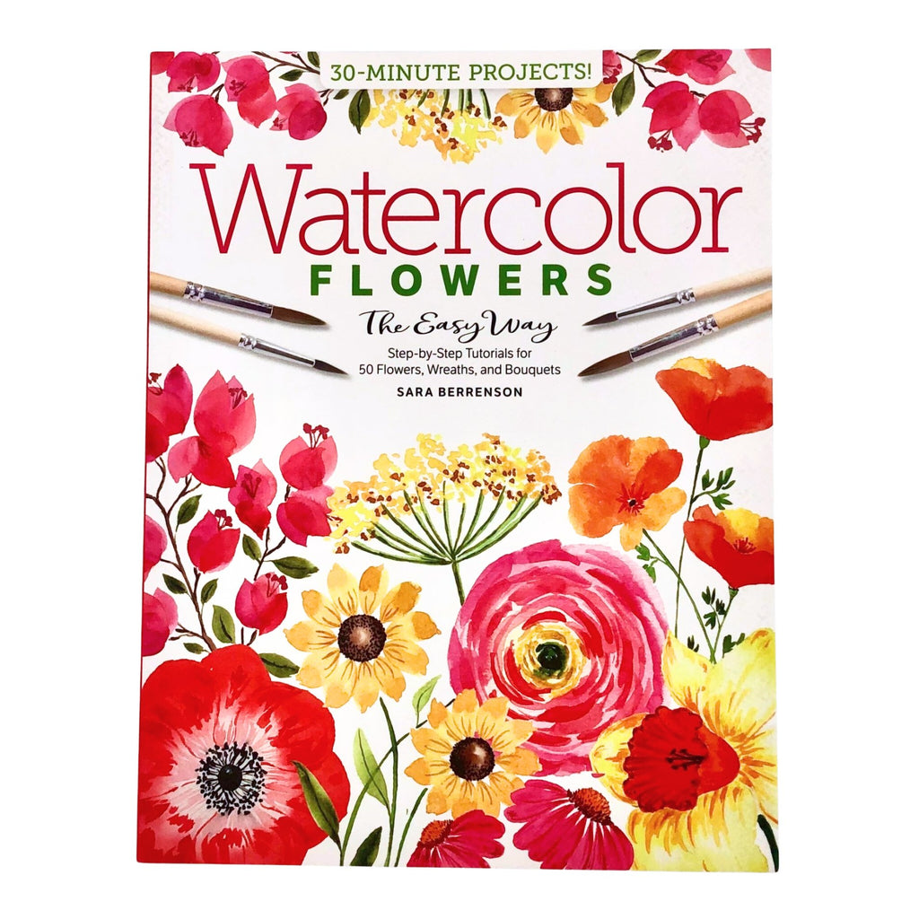 Watercolor the Easy Way Flowers : Tutorials for Flowers - The Regal Find
