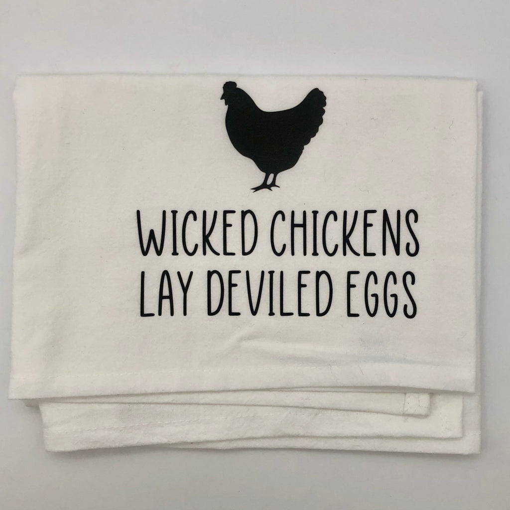 Wicked Chickens Dish Towel - The Regal Find