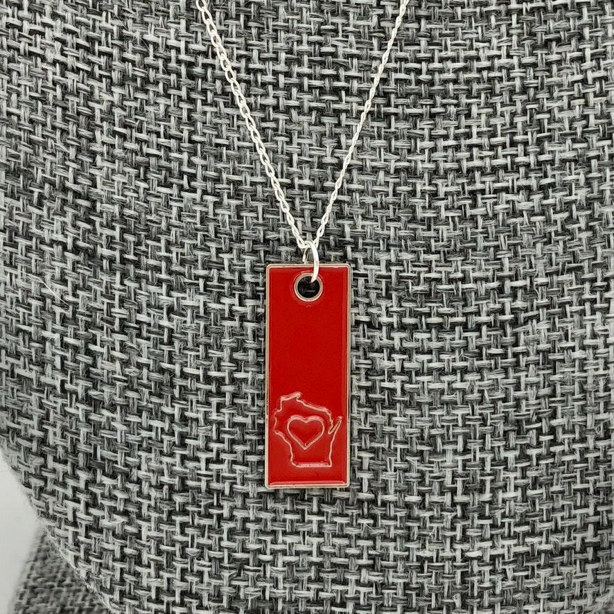 Wisconsin Home Love Necklace - The Regal Find