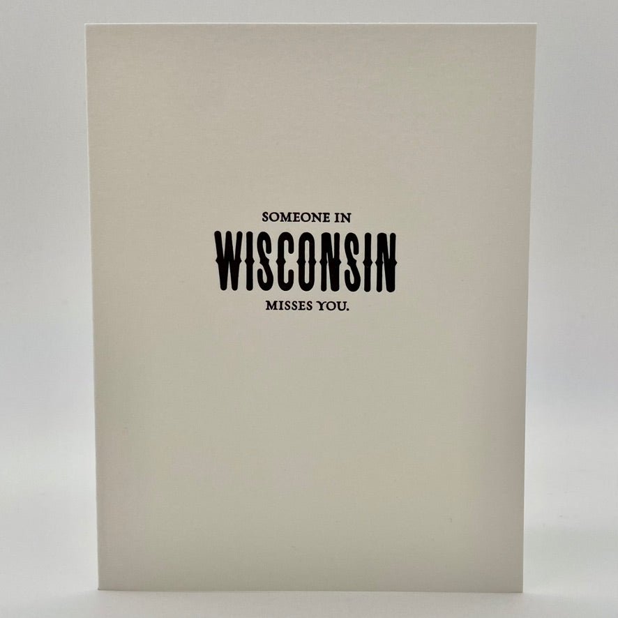 Wisconsin Misses You Card - The Regal Find