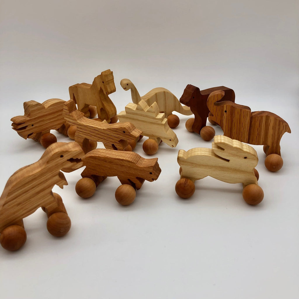 Wood Roly Poly Wheelie Toys - The Regal Find