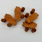 Wood Roly Poly Wheelie Toys - The Regal Find