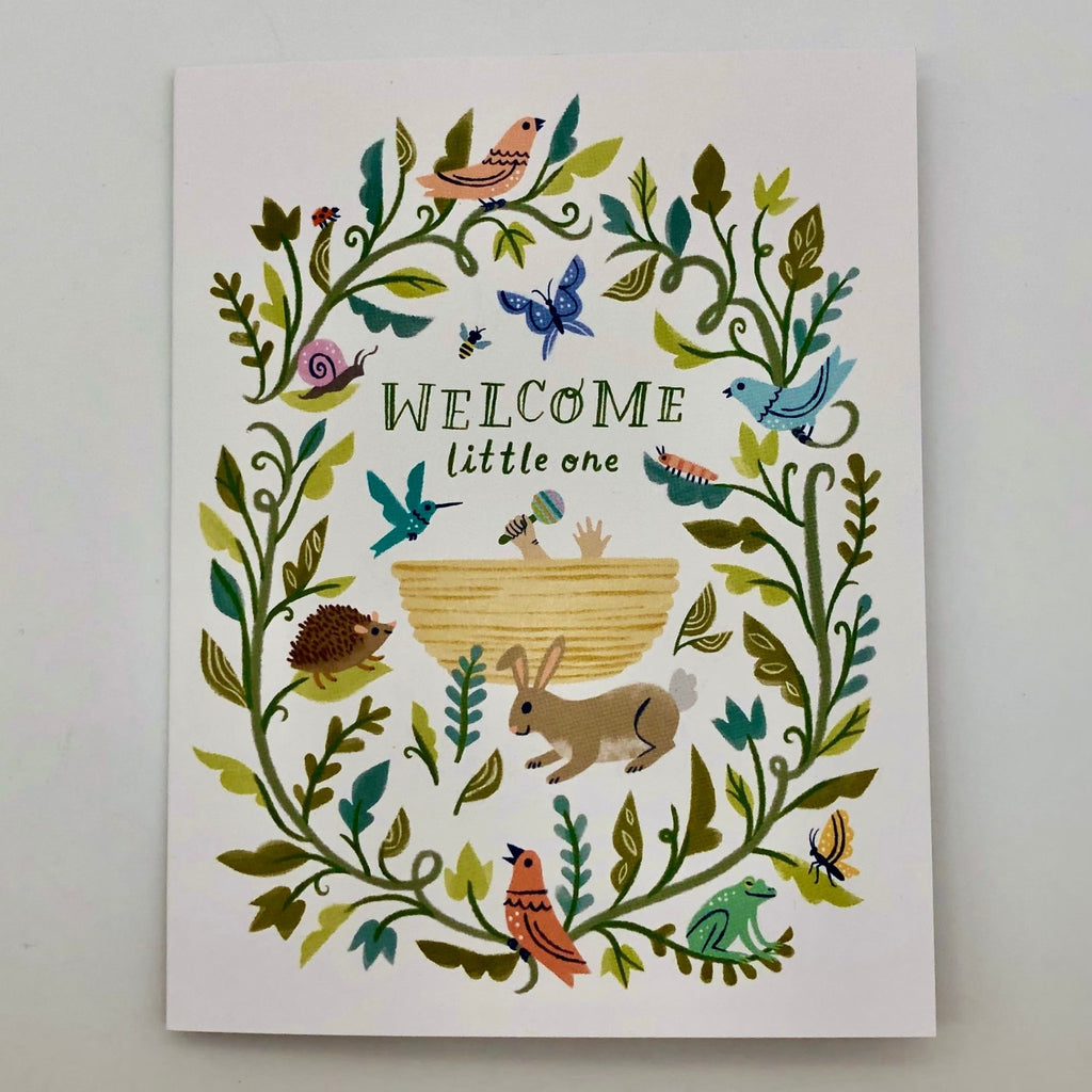 Woodland Welcome Baby Card - The Regal Find