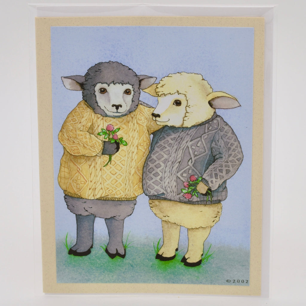 Wooly Twosome Blank Card - The Regal Find