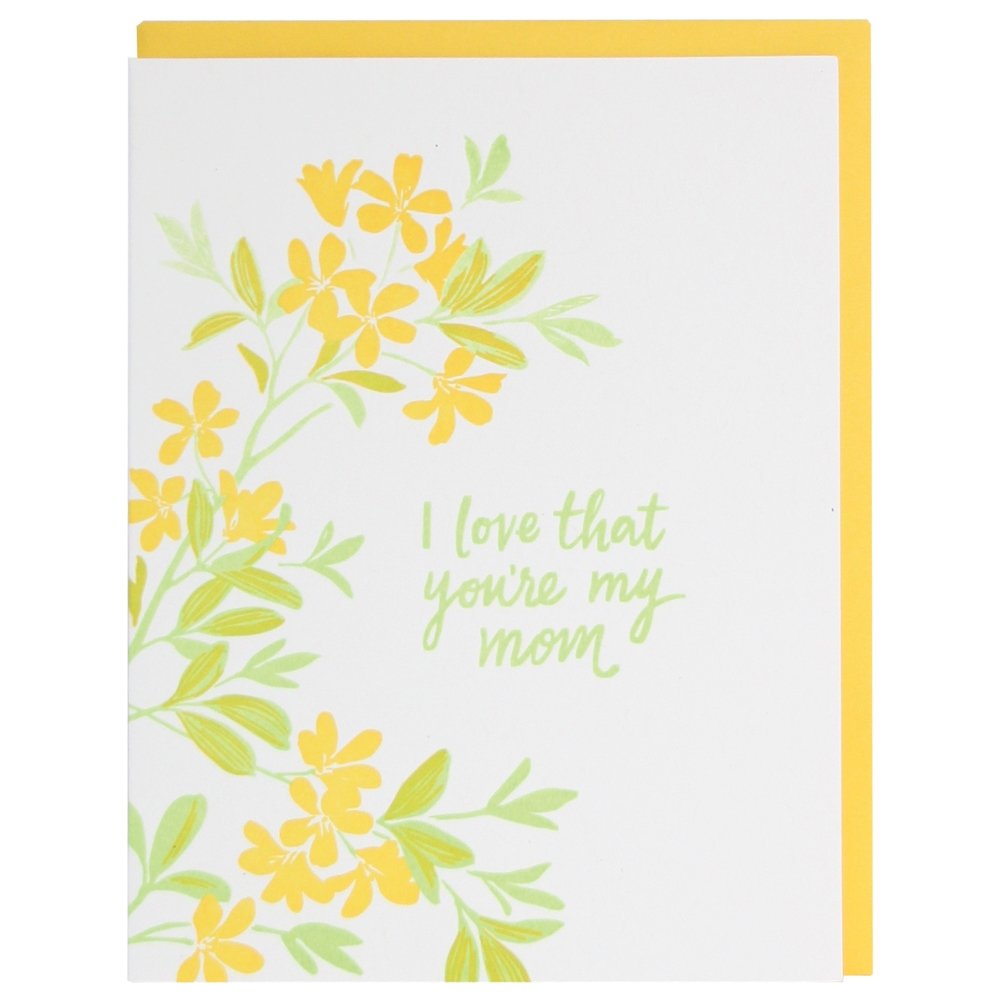 Yellow Blossoms Mother's Day Card - The Regal Find