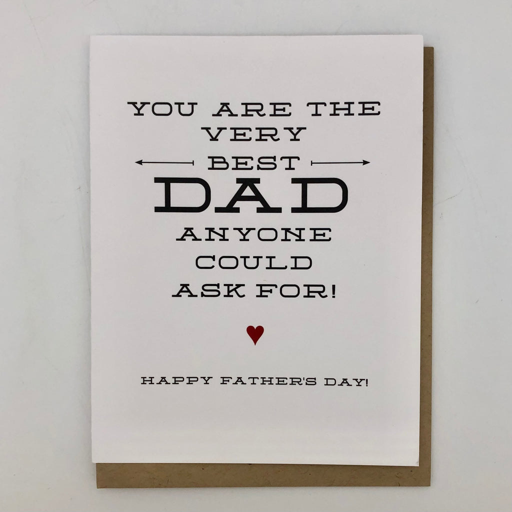 You Are The Very Best Dad Card - The Regal Find