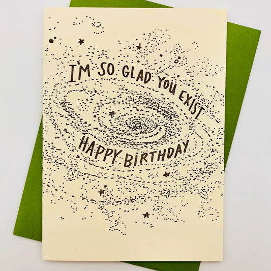 You Exist Birthday Card - The Regal Find