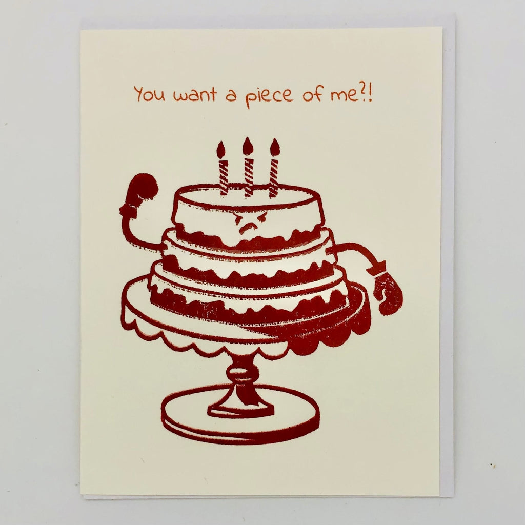 You Want a Piece of Me Card - The Regal Find