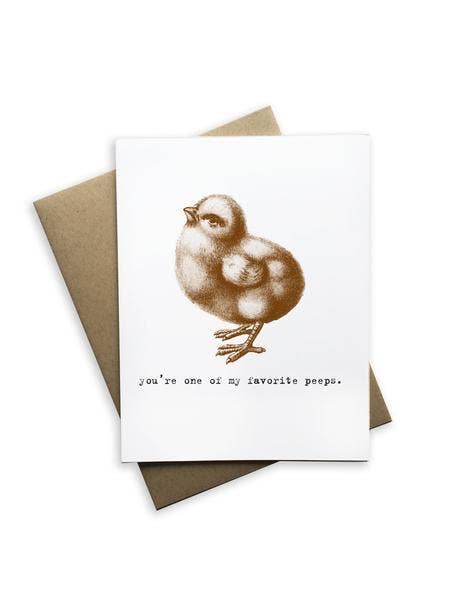 You're One of My Favorite Peeps Notecards - The Regal Find